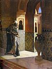 Rudolf Ernst Canvas Paintings - The Moorish Guard